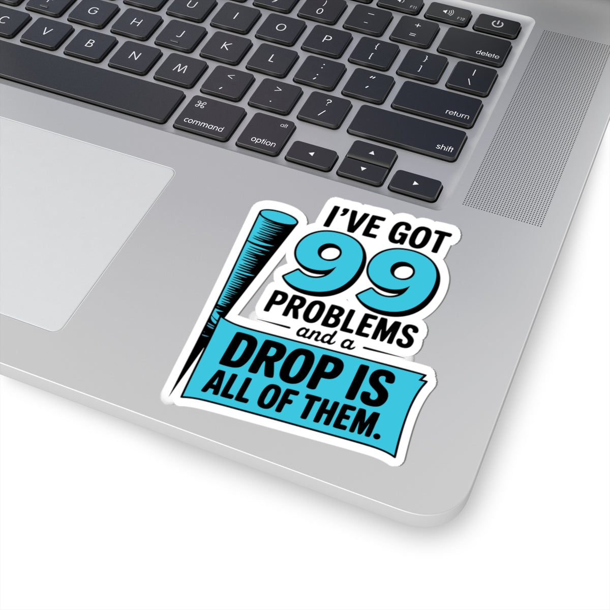 Baton Twirling Sticker – Hilarious Drop Humor Decal for Competitive Twirlers & Majorette Athletes