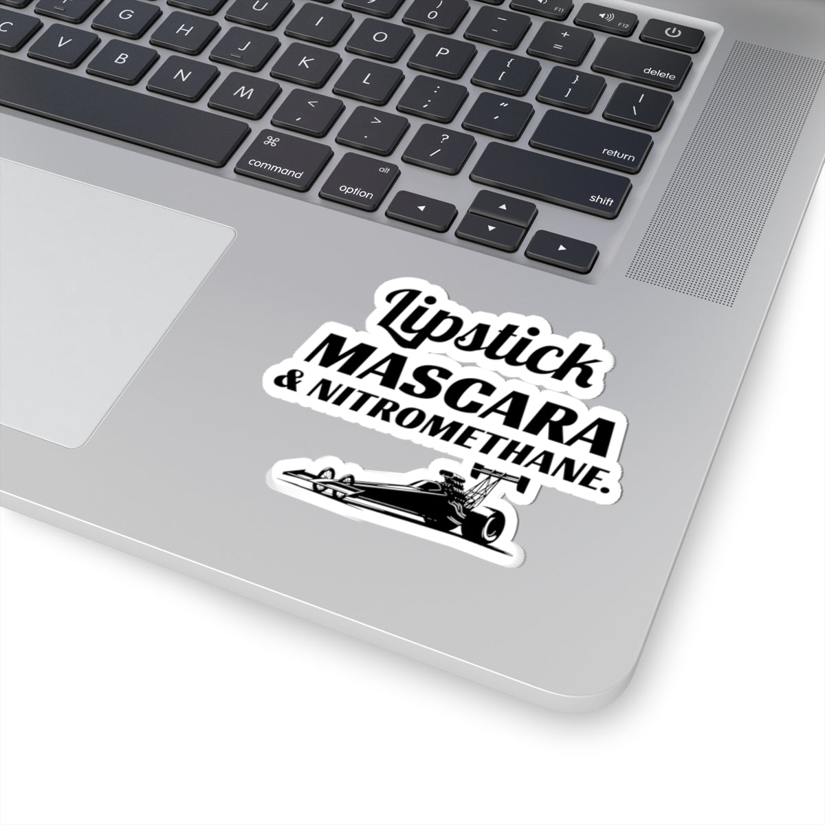 Dragster Drag Racing Girl Sticker Vinyl - Nitro and Speed Decal for Motorsport Ladies
