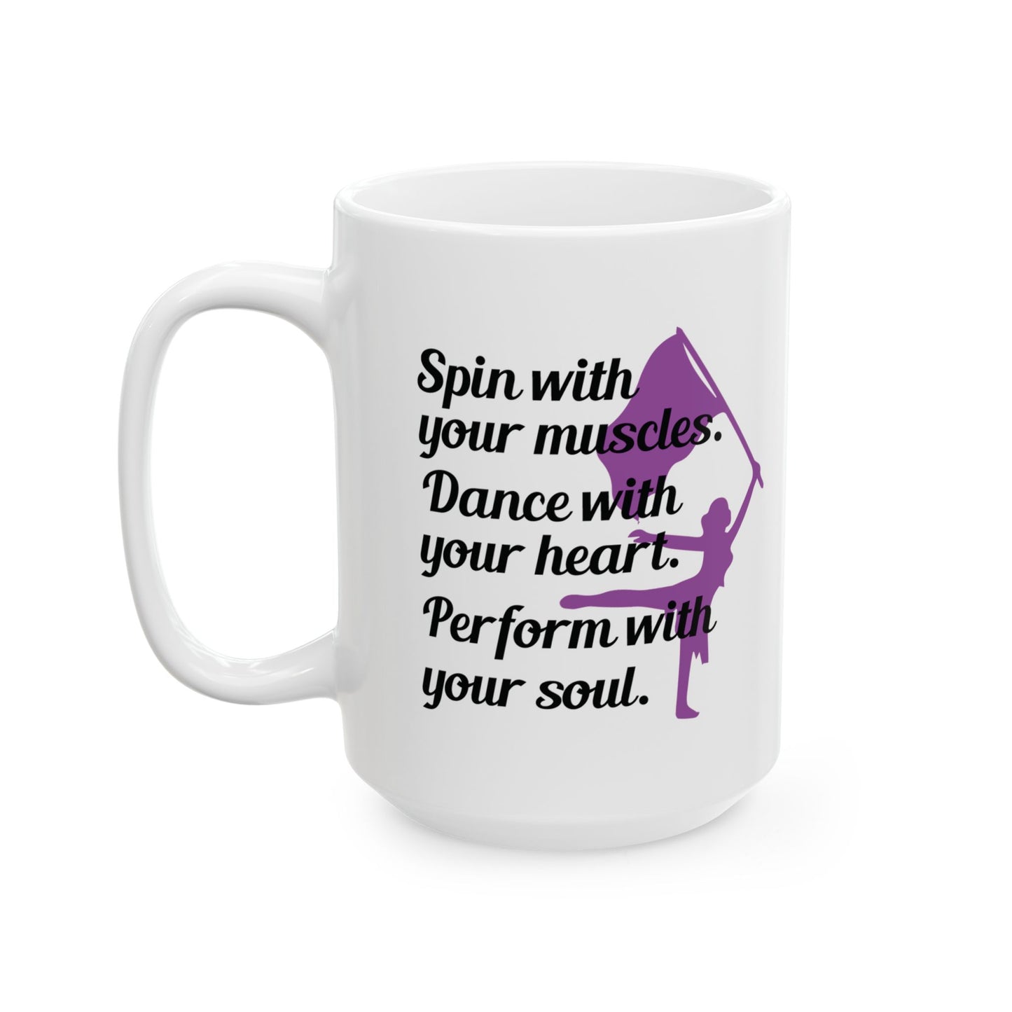 Color Guard Mug - Spin Dance Perform Design for Enthusiasts
