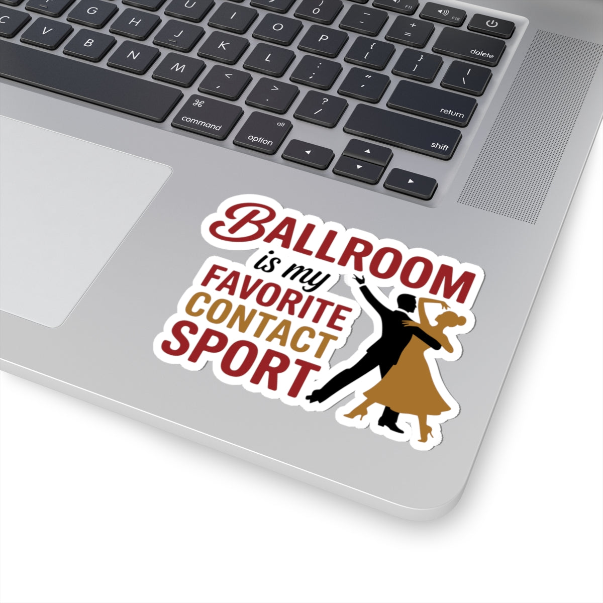 Ballroom Dance Sticker - Favorite Contact Sport Vinyl Decal for Dancers, Instructors, Partners, Studio Gear