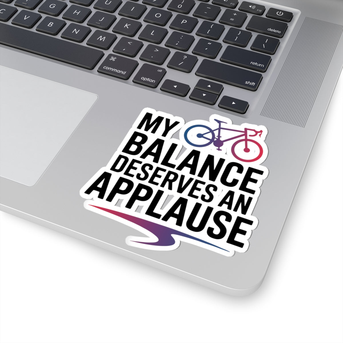 Funny Indoor Cycling Sticker - Artistic Gymnastic Bike Vinyl Decal for Rhythmic Cyclists, Coach, Fans