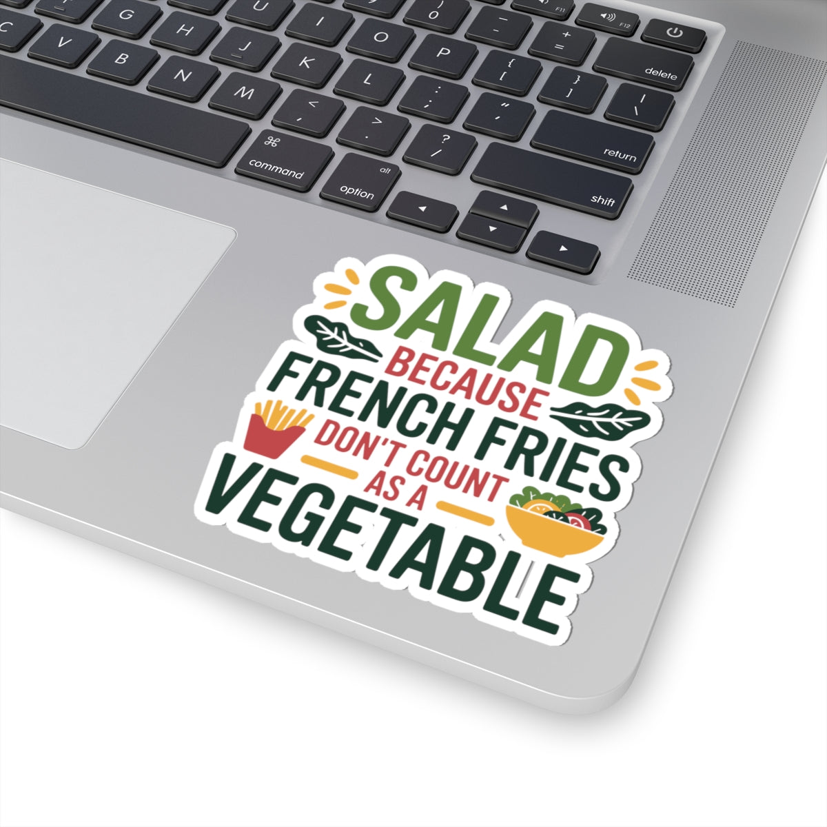 Funny Dietitian Sticker - Salad Vegetable Vinyl Decal for Registered Dietitians, Nutritionists