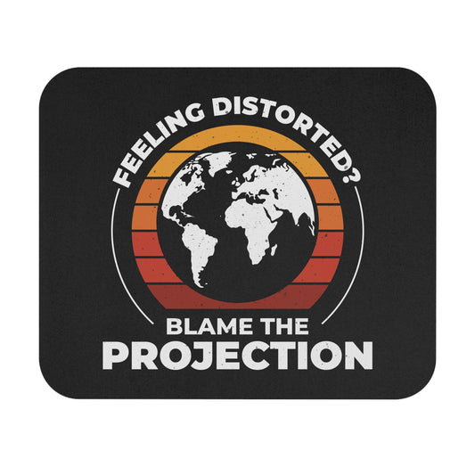 Cartography Funny Map Mouse Pad - Geospatial Humor Non-Slip Rubber Base for Geographers Mappers Students