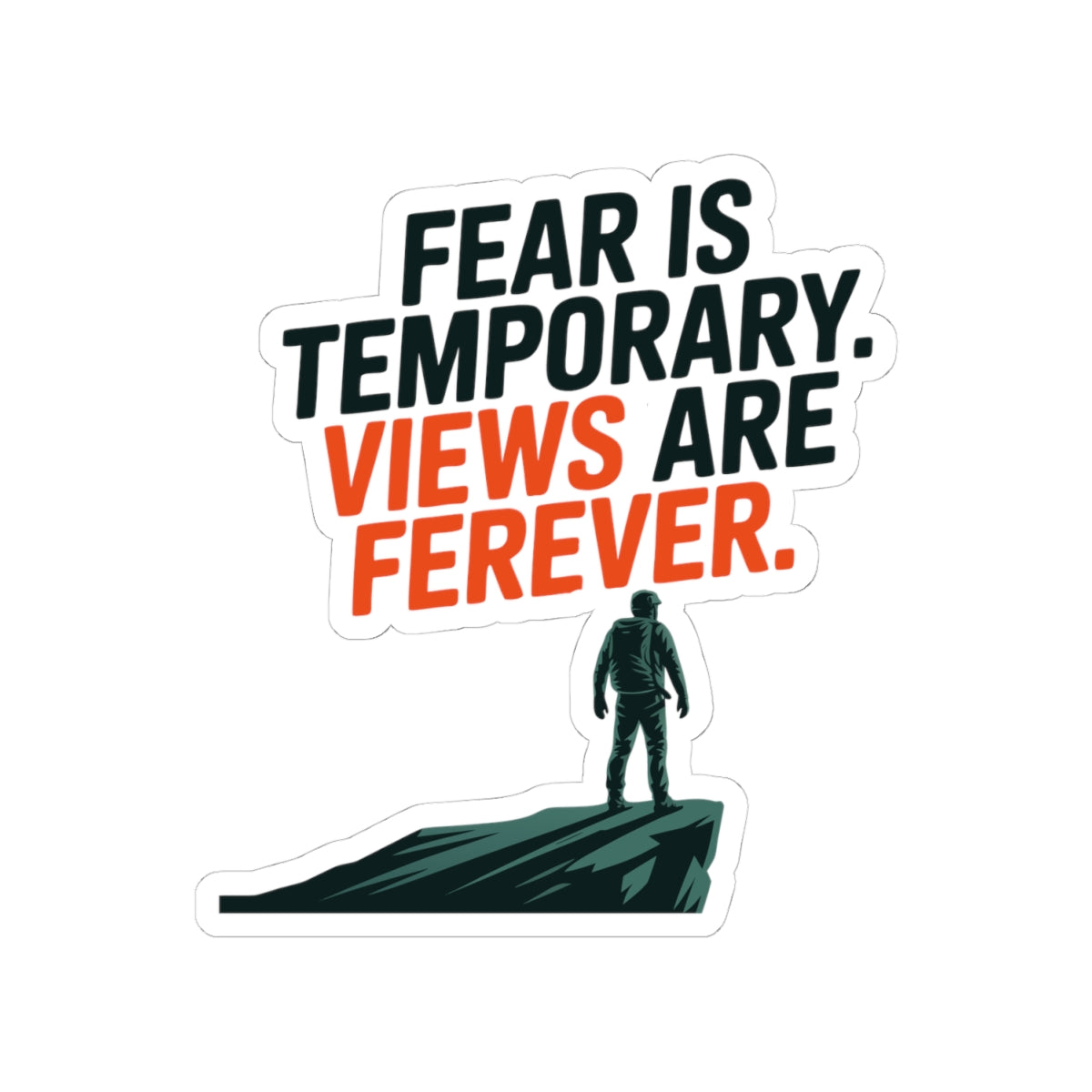 Base Jumping Sticker for Laptop Water Bottle – Motivational Adventure Decal for Extreme Athletes Skydivers