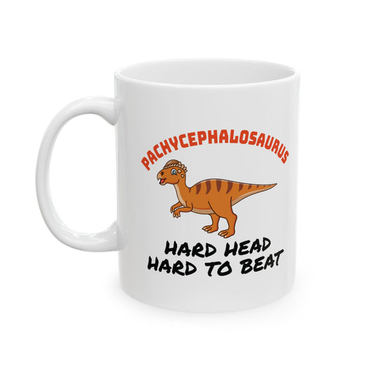 Dinosaur Fossil Mug - Pachycephalosaurus, Dome - Dino Humor Mug
