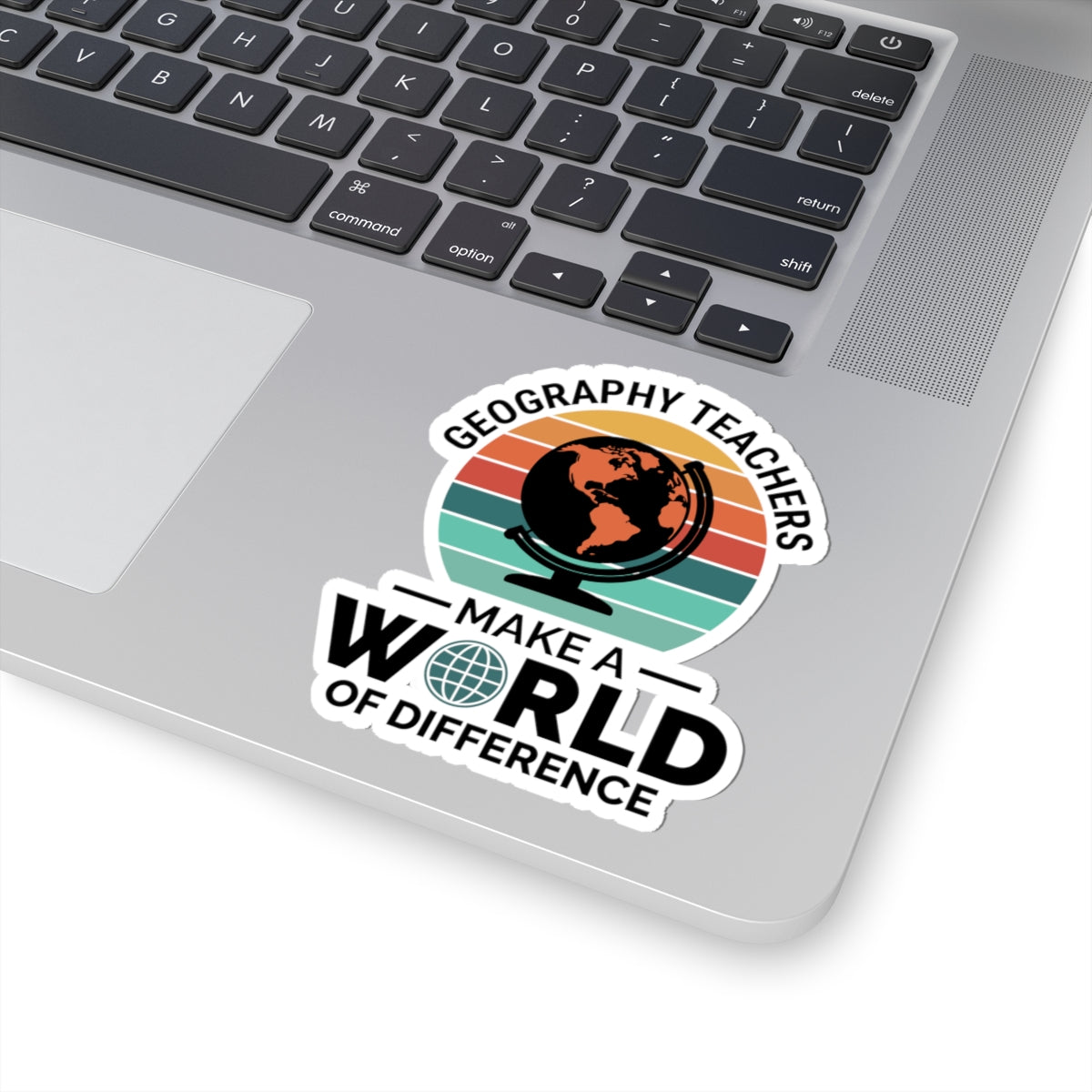 Geography Educator Sticker - World Changer Vinyl Decal for Teachers