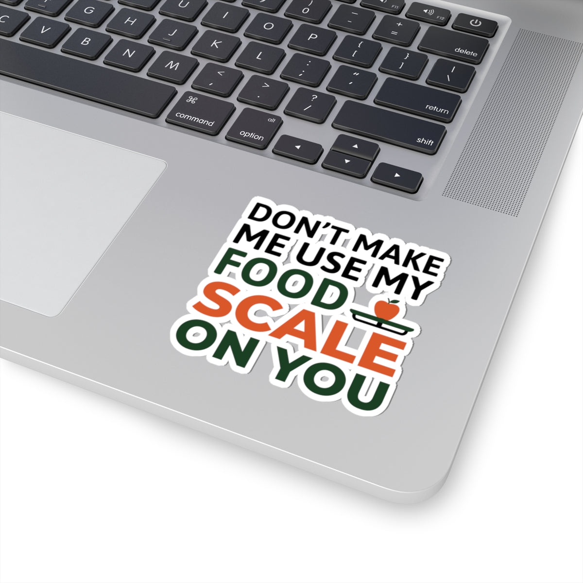 Playful Dietitian Sticker - Food Scale Vinyl Decal for Registered Dietitians, Nutritionists