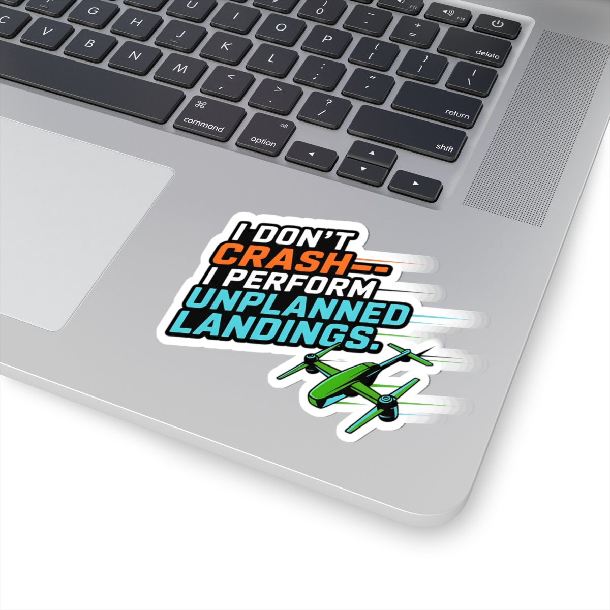 Drone Racing Sticker – Funny FPV Pilot Decal for Quadcopter Enthusiasts, RC Hobbyists and Flight Controllers