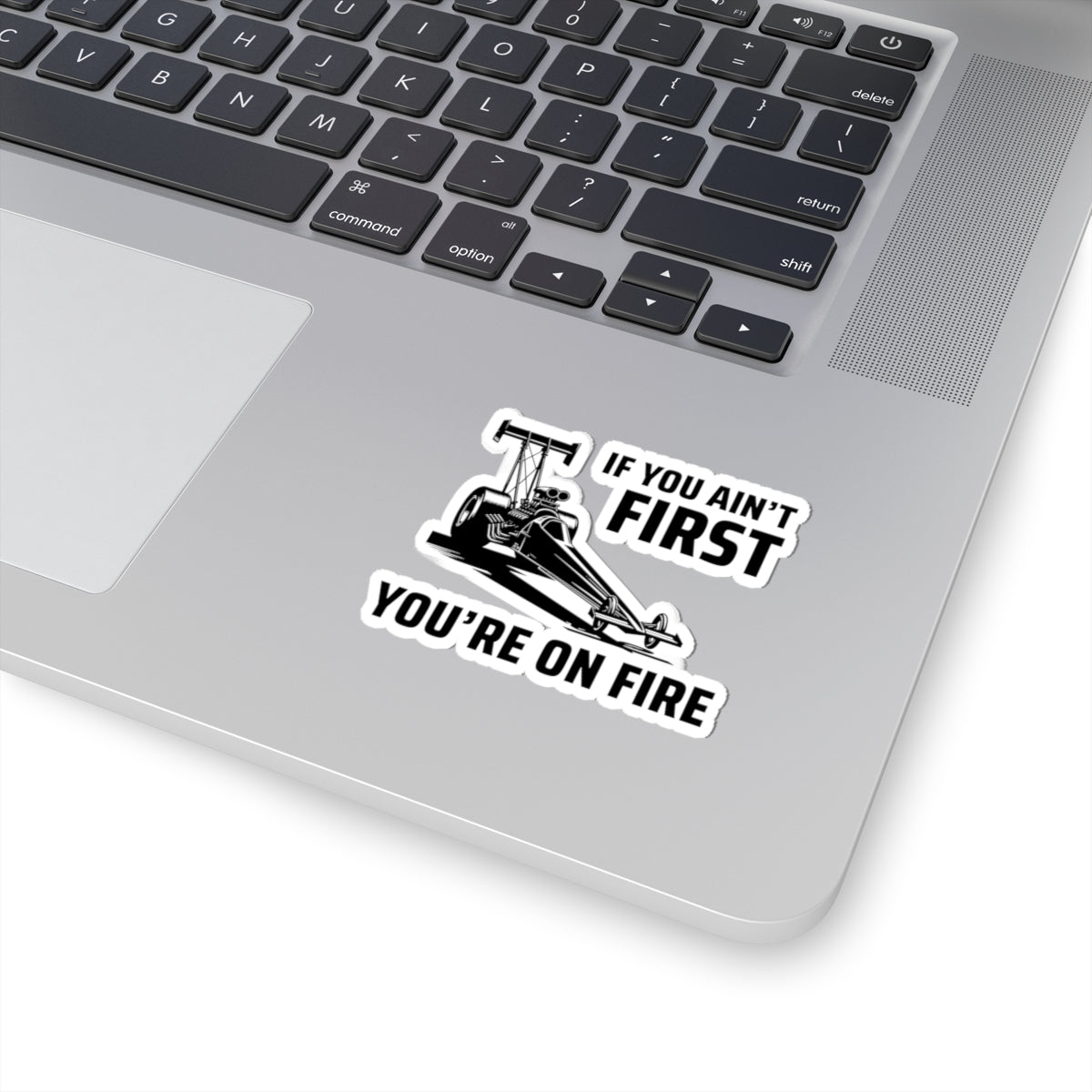 Dragster Drag Racing Sticker Vinyl - Burnout & Quarter Mile Decal for Track Competitors