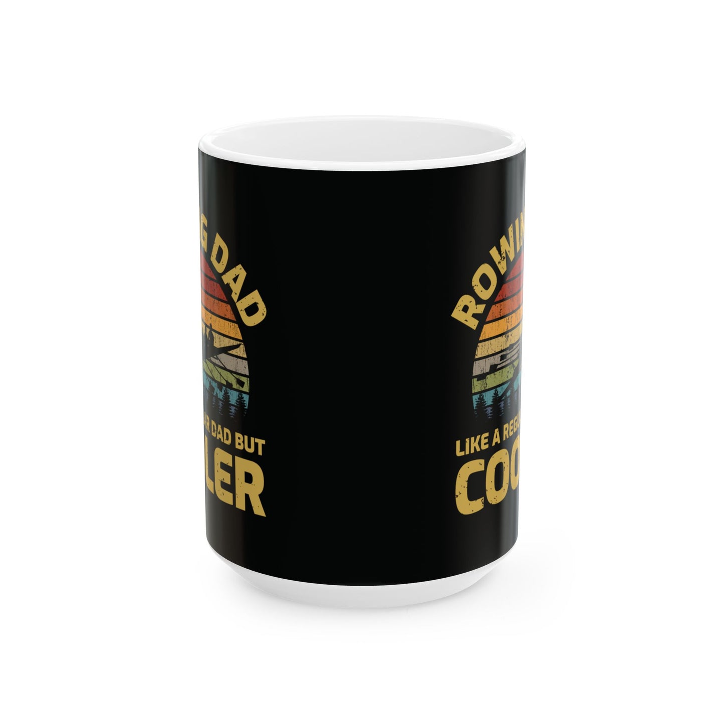 Rowing Mug Rowing Dad Parent Retro Water Sport Coffee Cup