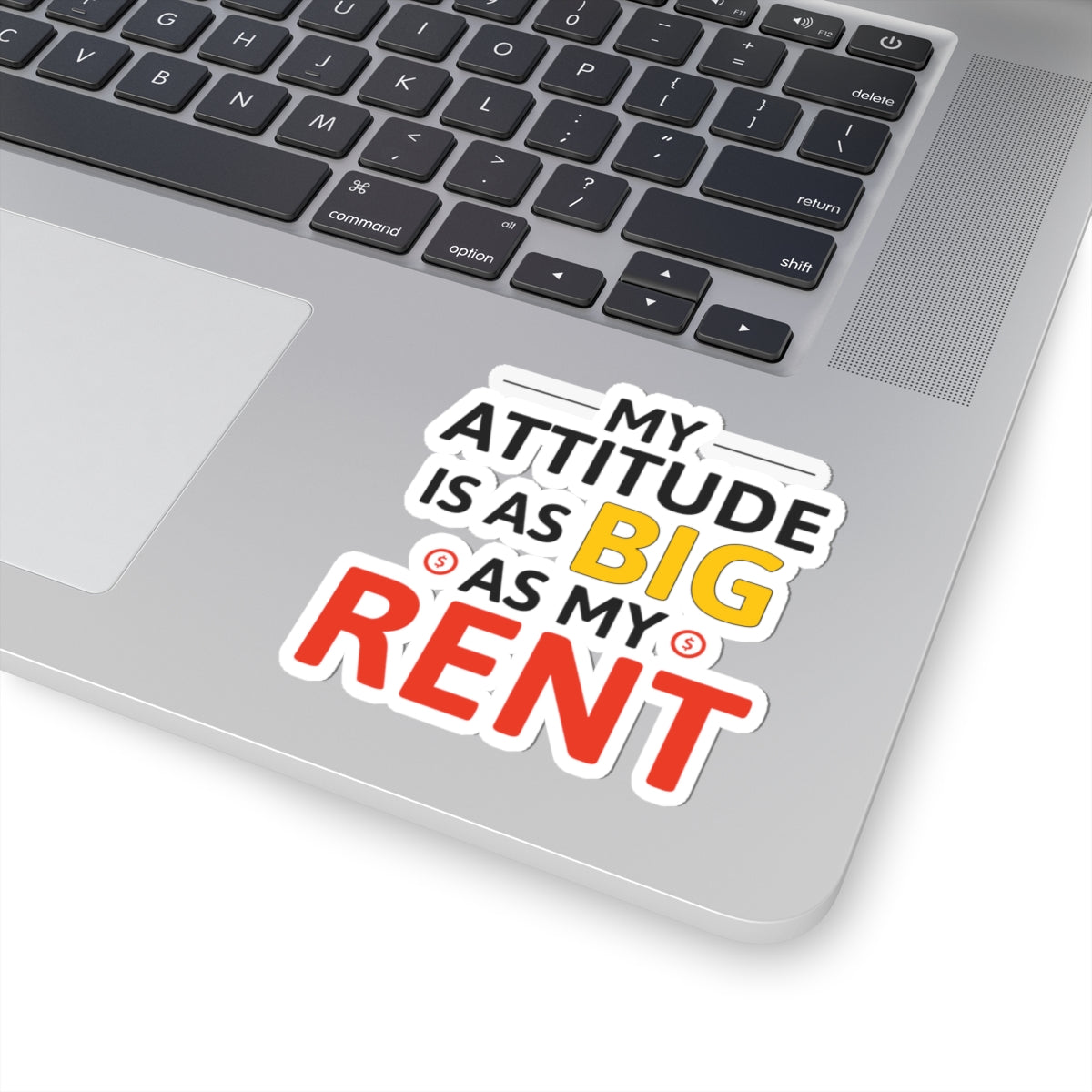 Sassy NYC Attitude Sticker - Big Rent Big Personality Vinyl Decal for New Yorkers
