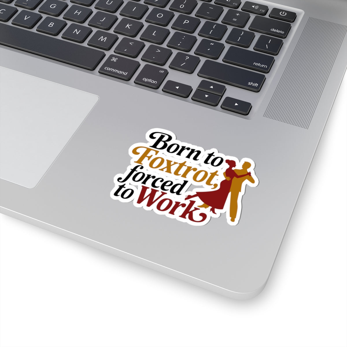 Foxtrot Passion Sticker - Dance Calling Vinyl Decal for Dancers, Ballroom Dreamers