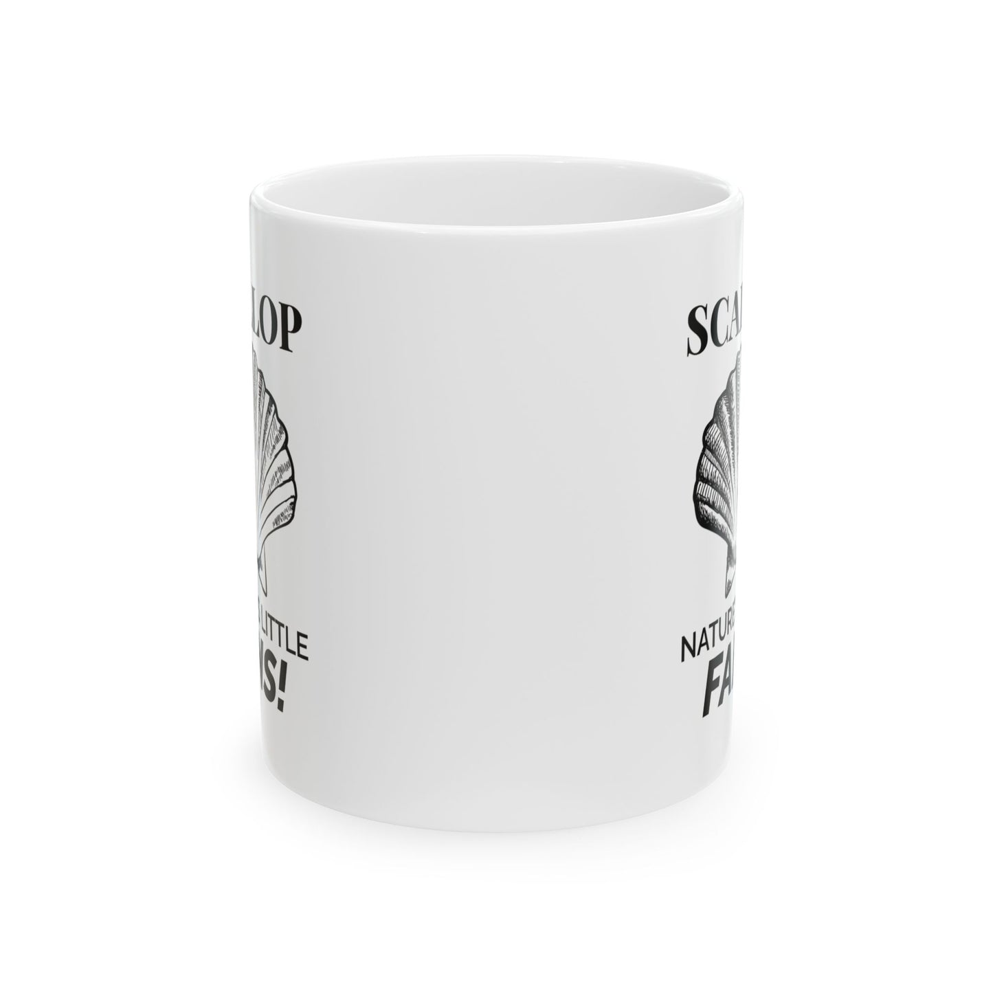 Scallop Shell Mug, Ocean Fan, Beach Lover Gift