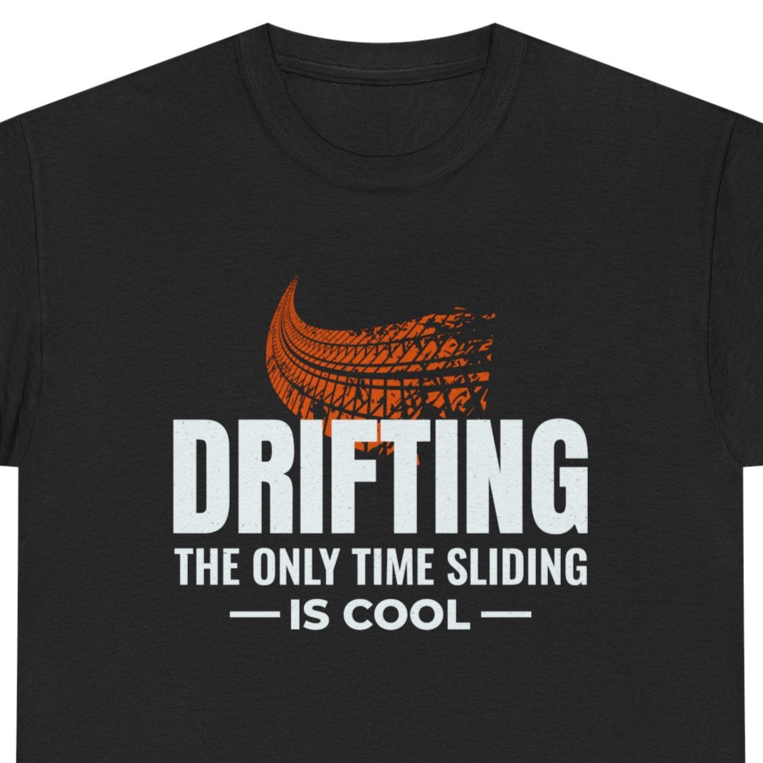 Drifting Drift Racing T-Shirt - Tire Smoke Motorsport Tee for JDM Car Enthusiasts