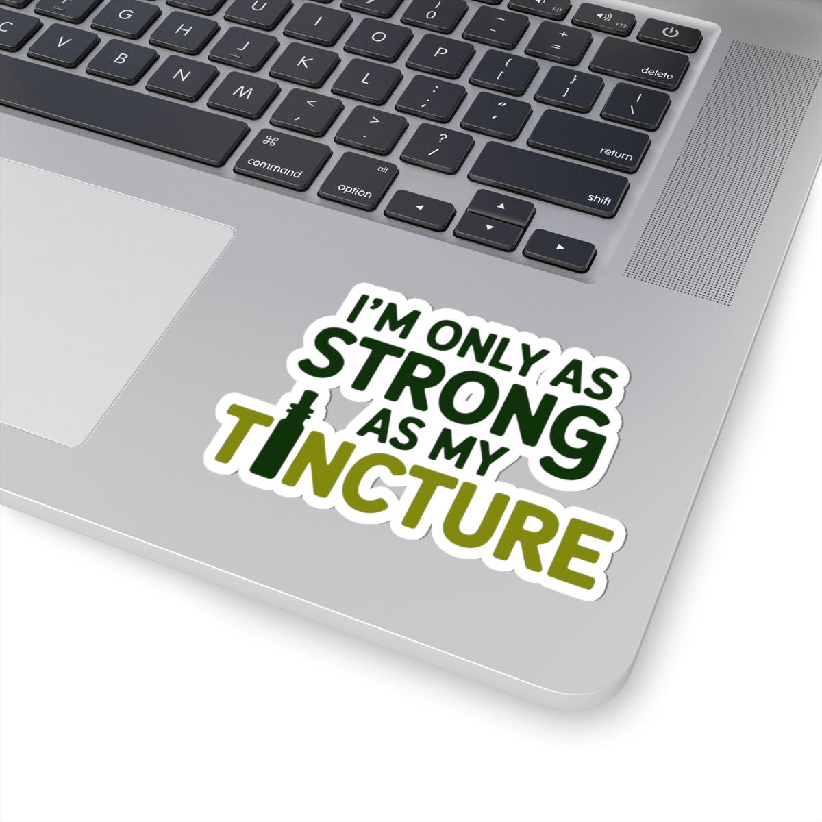 Naturopath Strength Sticker - Tincture Power Vinyl Decal for Naturopaths, Herbal Extract Specialists