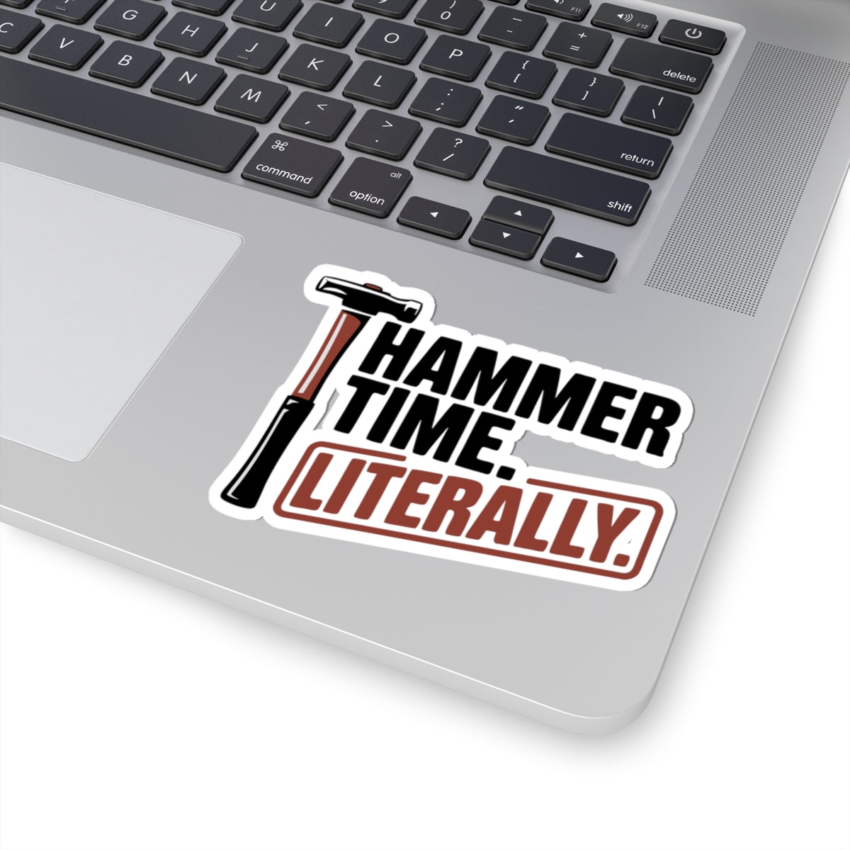 Blacksmith Hammer Sticker – Funny Forge Humor Stamp Decal for Metalworkers Forging Enthusiasts