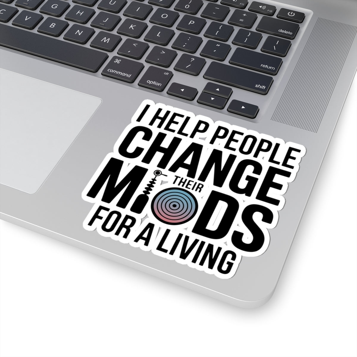 Hypnotist Mission Sticker - Mind Change Specialist Vinyl Decal for Hypnotists, Transformation Therapists