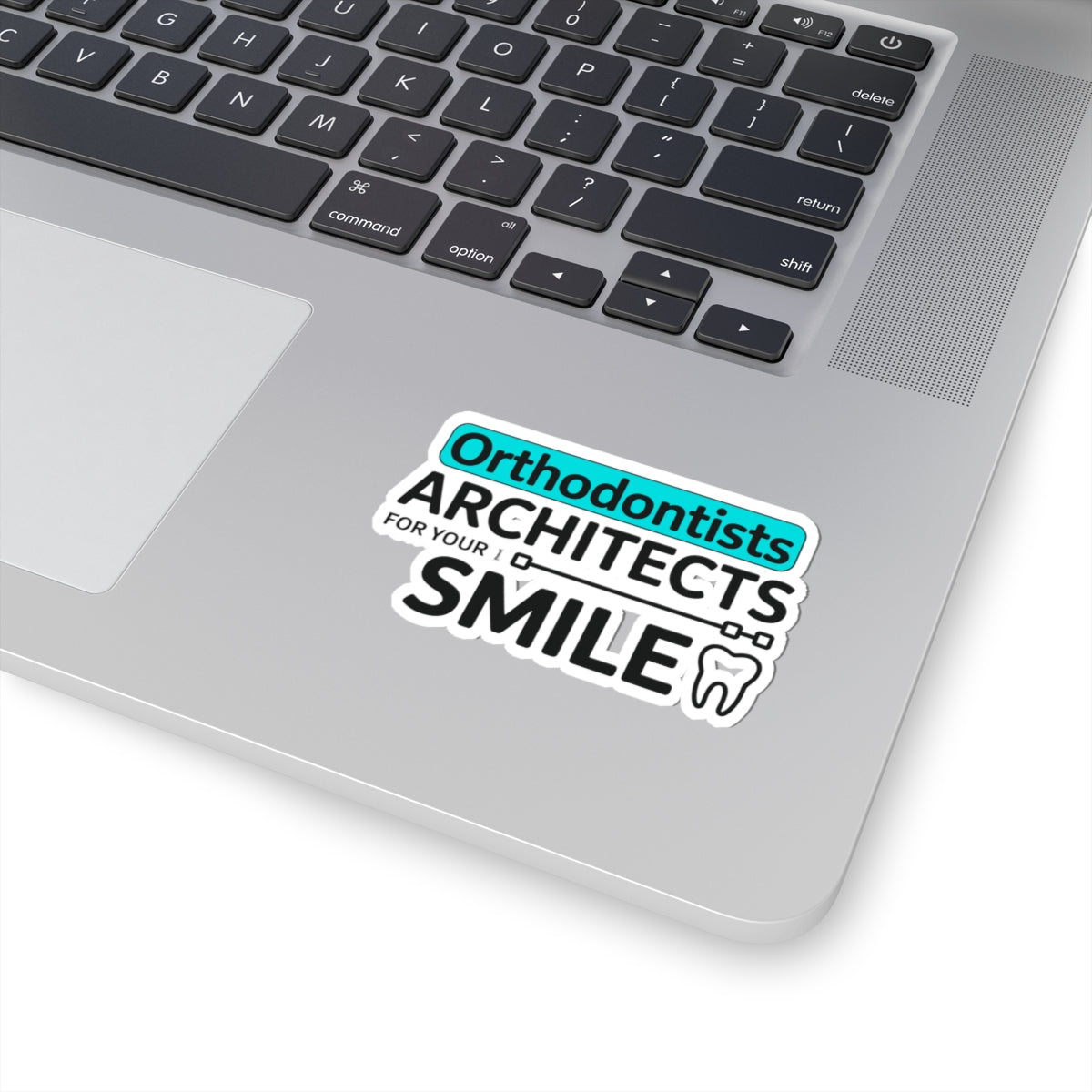 Architect Smile Sticker - Orthodontist Appreciation Vinyl Decal for Patients and Dentists