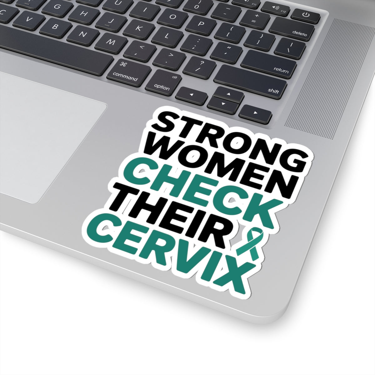 Empowering Health Sticker - Cervical Cancer Awareness Vinyl Decal for Strong Women, Survivors, and Warriors
