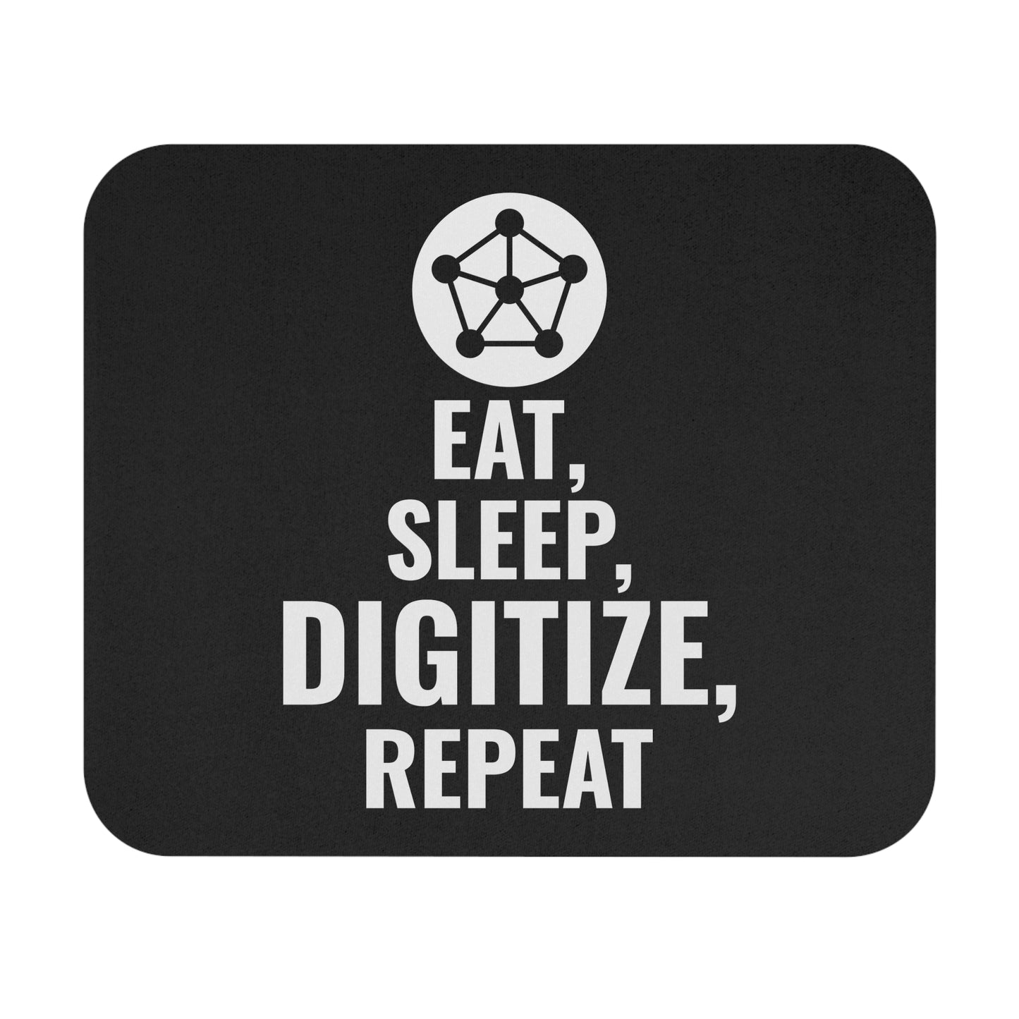 Funny GIS Digitizing Mouse Pad - Humorous Geospatial Office Mousepad Non-Slip Rubber Base for Cartographers & Analysts