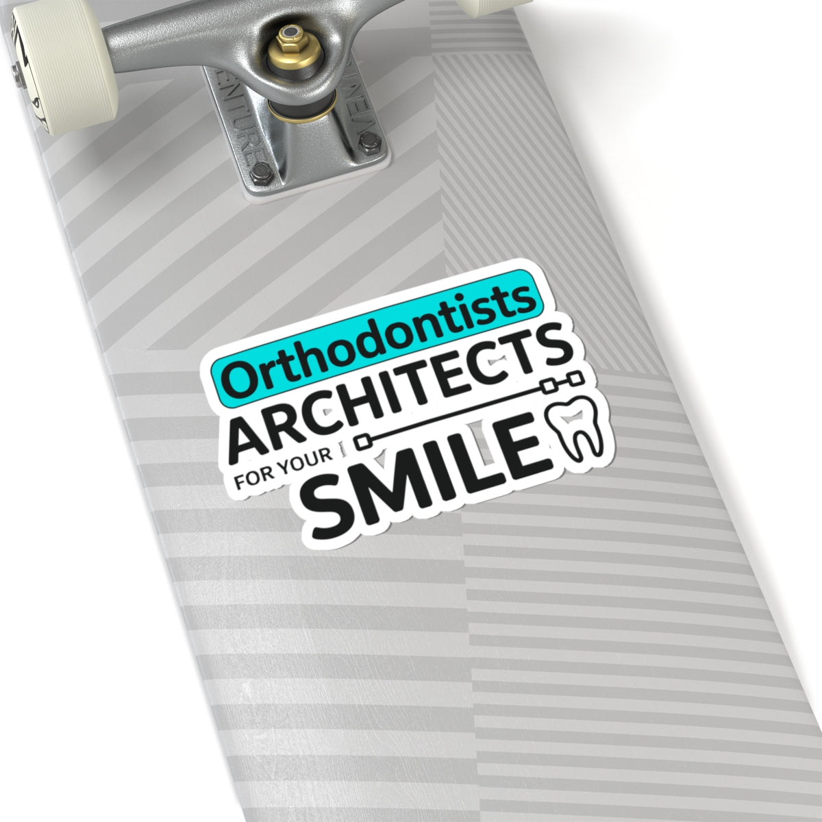 Architect Smile Sticker - Orthodontist Appreciation Vinyl Decal for Patients and Dentists