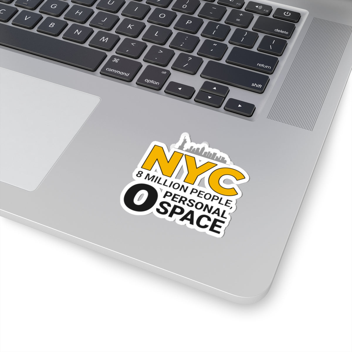 NYC Personal Space Sticker - Crowded City Life Vinyl Decal for Urban Survivors