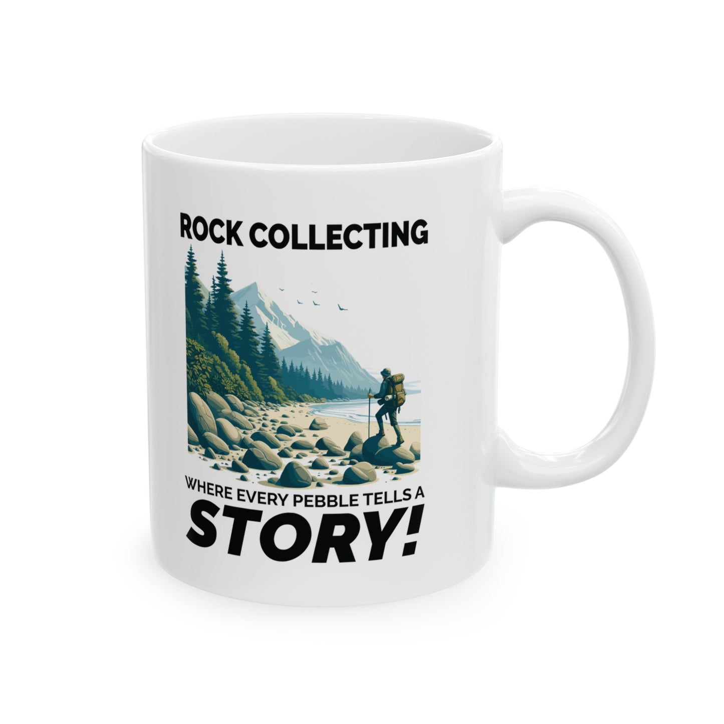 Geologist Mug for Rock Enthusiasts - Pebble Stories