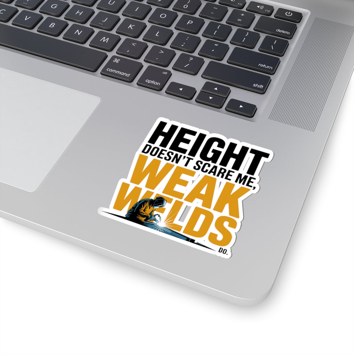 Structural Steel Sticker - No Fear Height Vinyl Decal for Ironworkers & Erectors