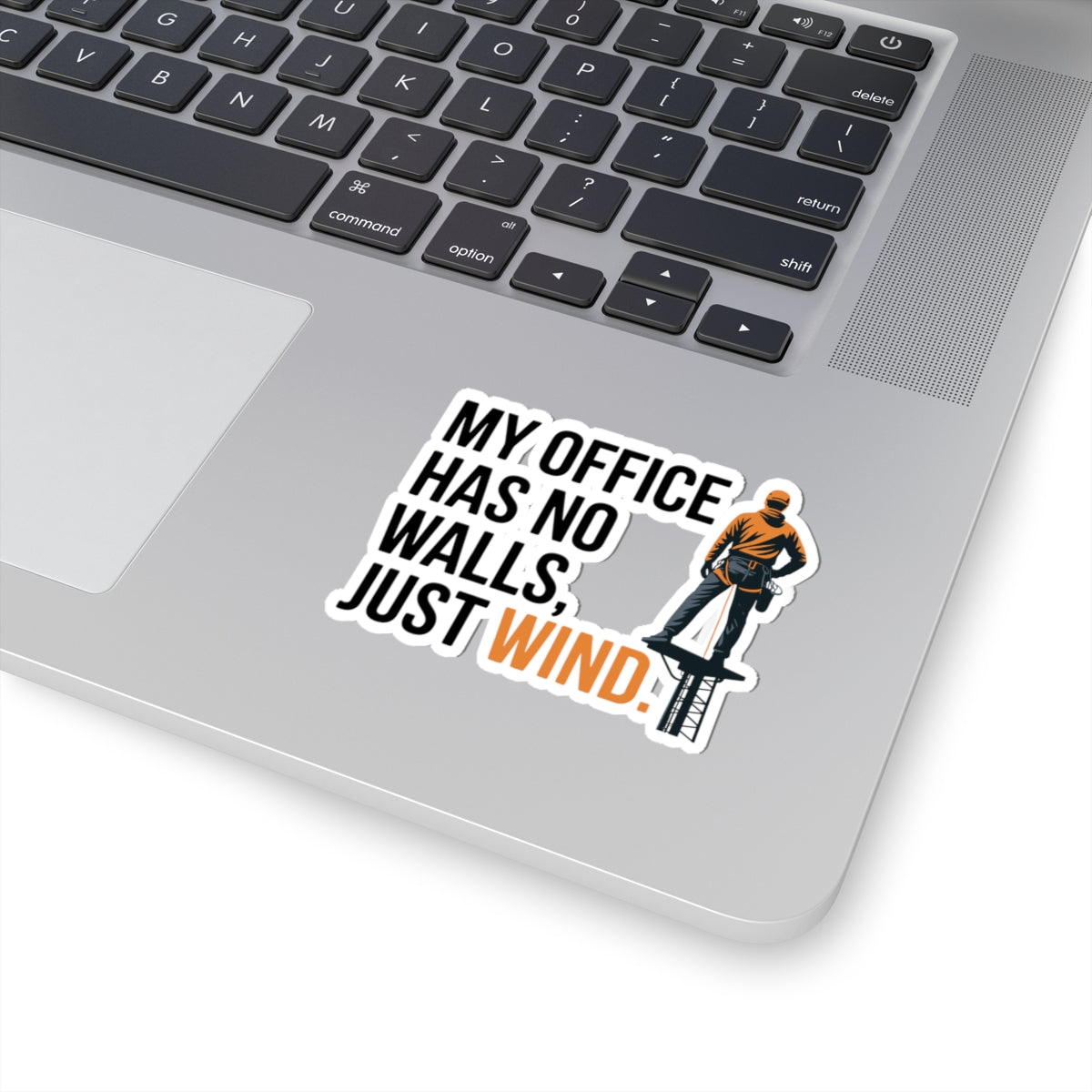 Tower Climber Sticker - Office Has No Walls Vinyl Decal for Climbers, Ironworkers