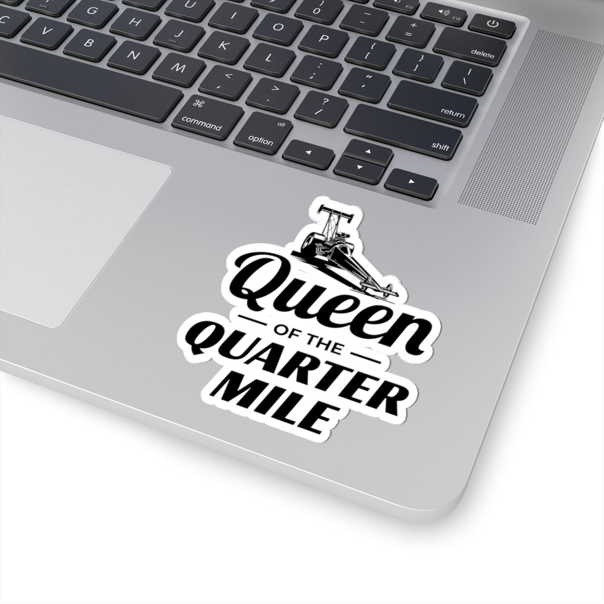 Female Dragster Drag Racing Girl Sticker Vinyl - Quarter Mile Queen Decal for Speed Enthusiasts
