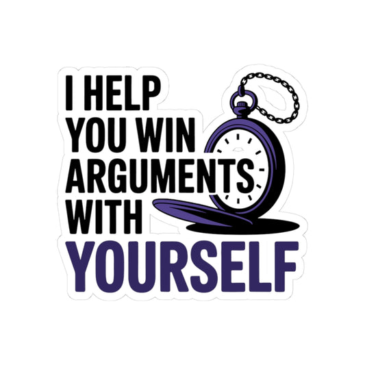 Hypnotist Resolution Sticker - Internal Peace Maker Vinyl Decal for Hypnotists, Self-Conflict Healers