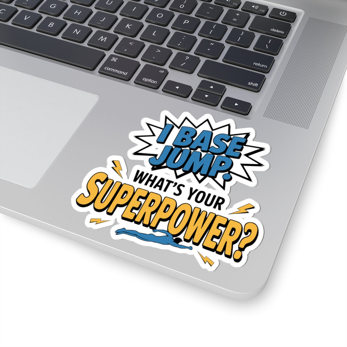 Base Jumping Sticker for Car Laptop – Funny Adventure Quote Decal for Extreme Sports Enthusiasts Adrenaline Junkies