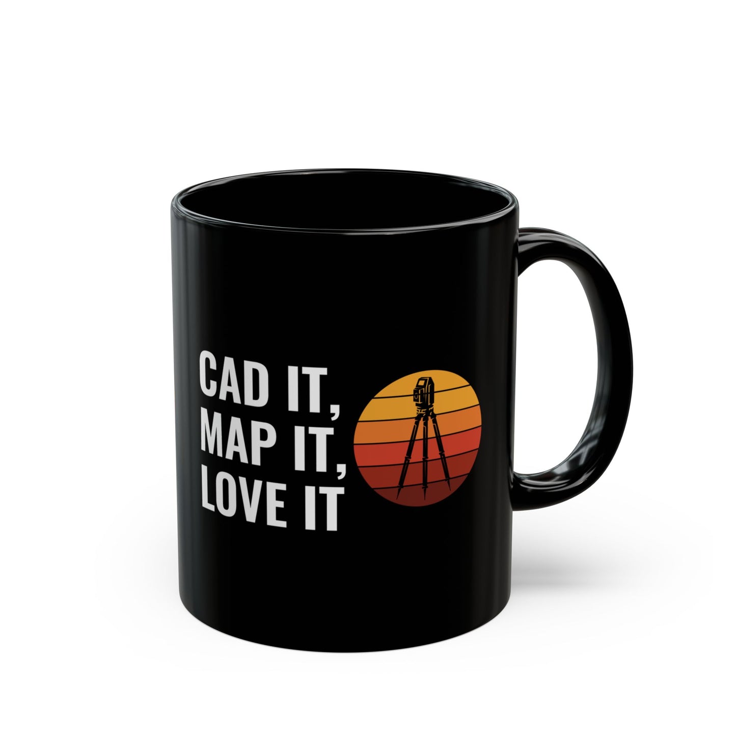 Mapping Passion Mug - CAD to GIS Coffee Cup for Designers & Geospatial Pros