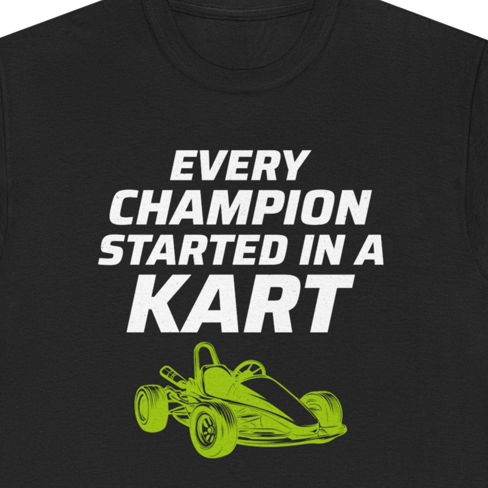 Go Kart Racing T-Shirt - Champion's Foundation Shirt for Aspiring Racers