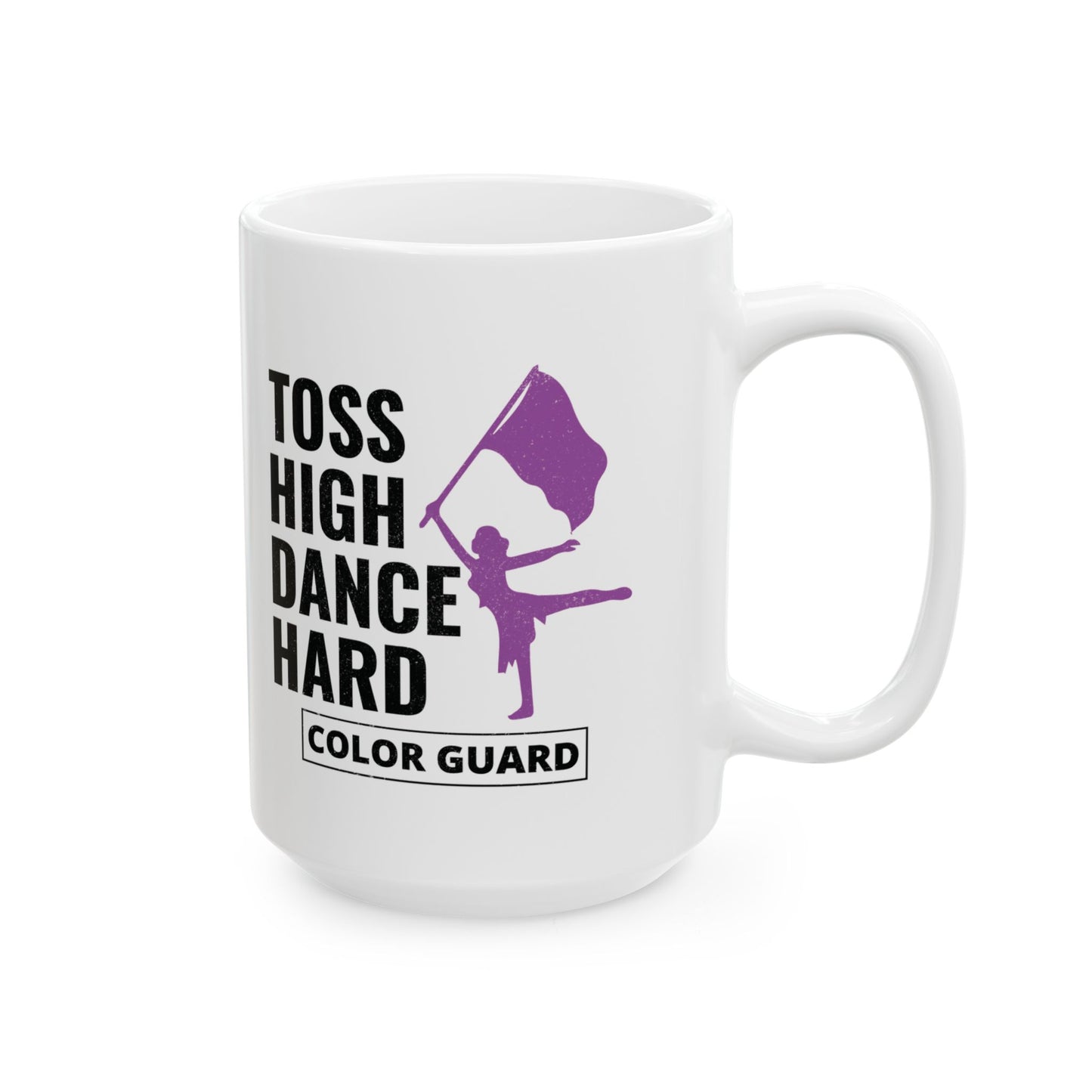 Color Guard Mug - Toss Dance Design for Performers & Enthusiasts