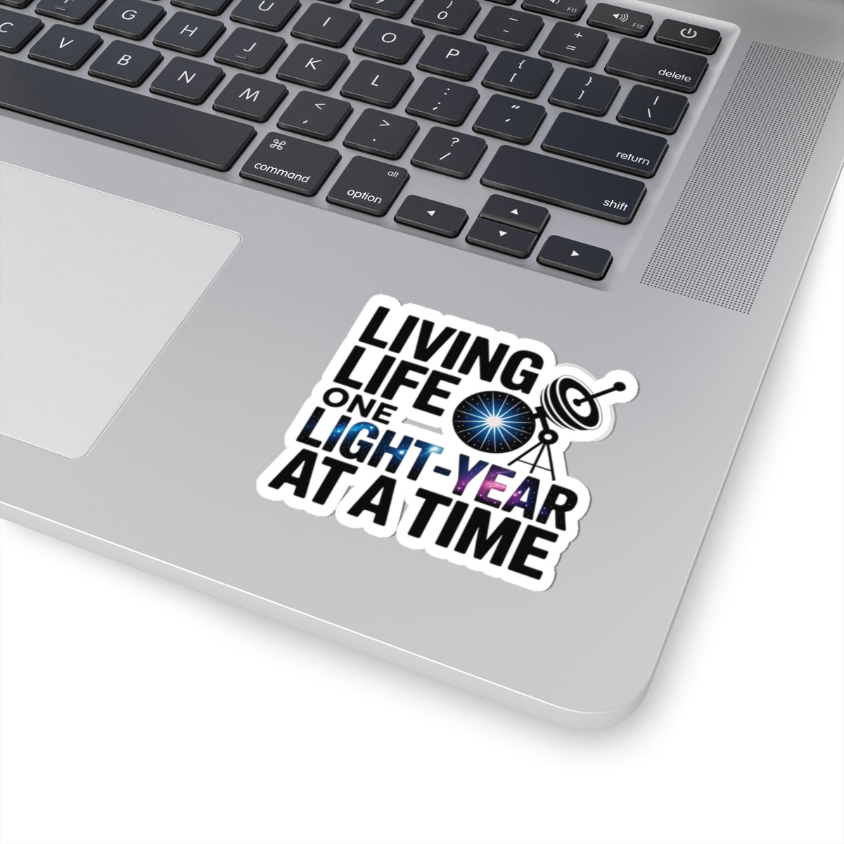 Light-Year Living Sticker - Astronomy Motivation Vinyl Decal for Space Explorers & Dreamers