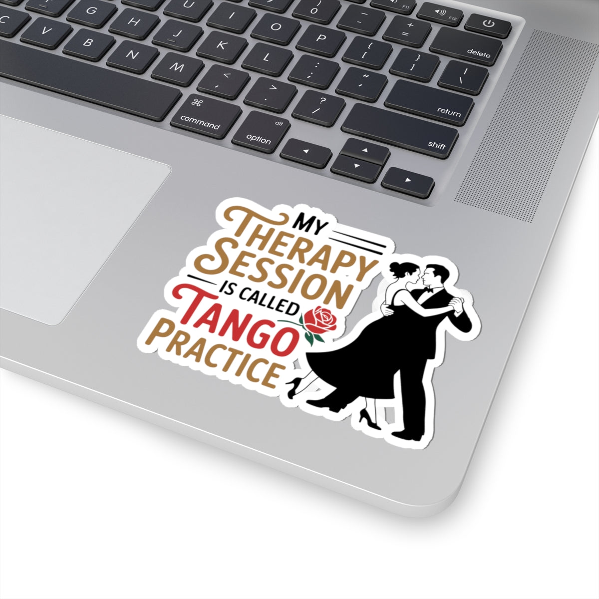 Ballroom Therapy Sticker - Tango Practice Healing Vinyl Decal for Dancers, Movement Therapists