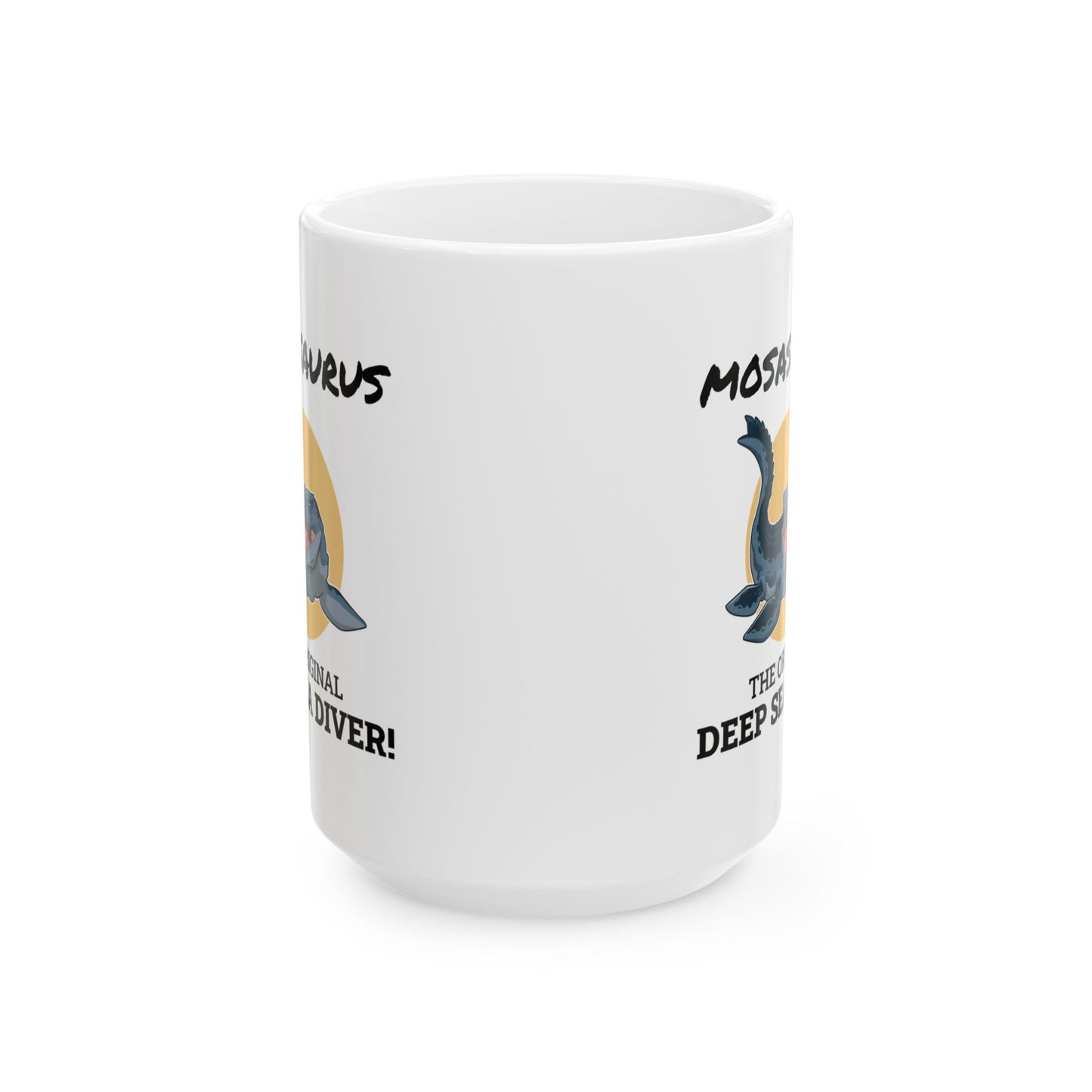 Dinosaur Fossil Mug - Mosasaurus, Marine - Paleontology Mug