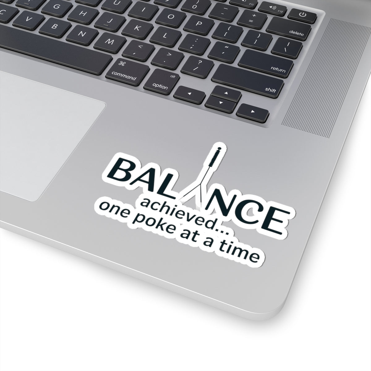 Balance Acupuncture Sticker - Gradual Healing Vinyl Decal for Acupuncturists, TCM Practitioners