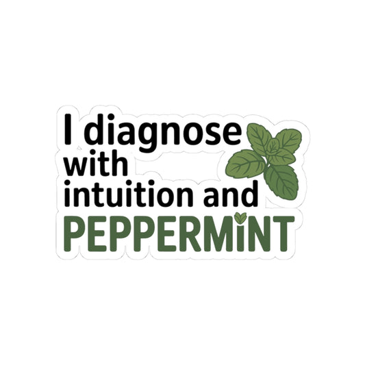 Naturopath Approach Sticker - Intuitive Plant Diagnosis Vinyl Decal for Naturopaths, Holistic Practitioners