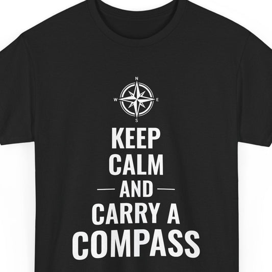 Steady Navigator T-Shirt - Orienteering Essentials Tee for Geospatial Professionals