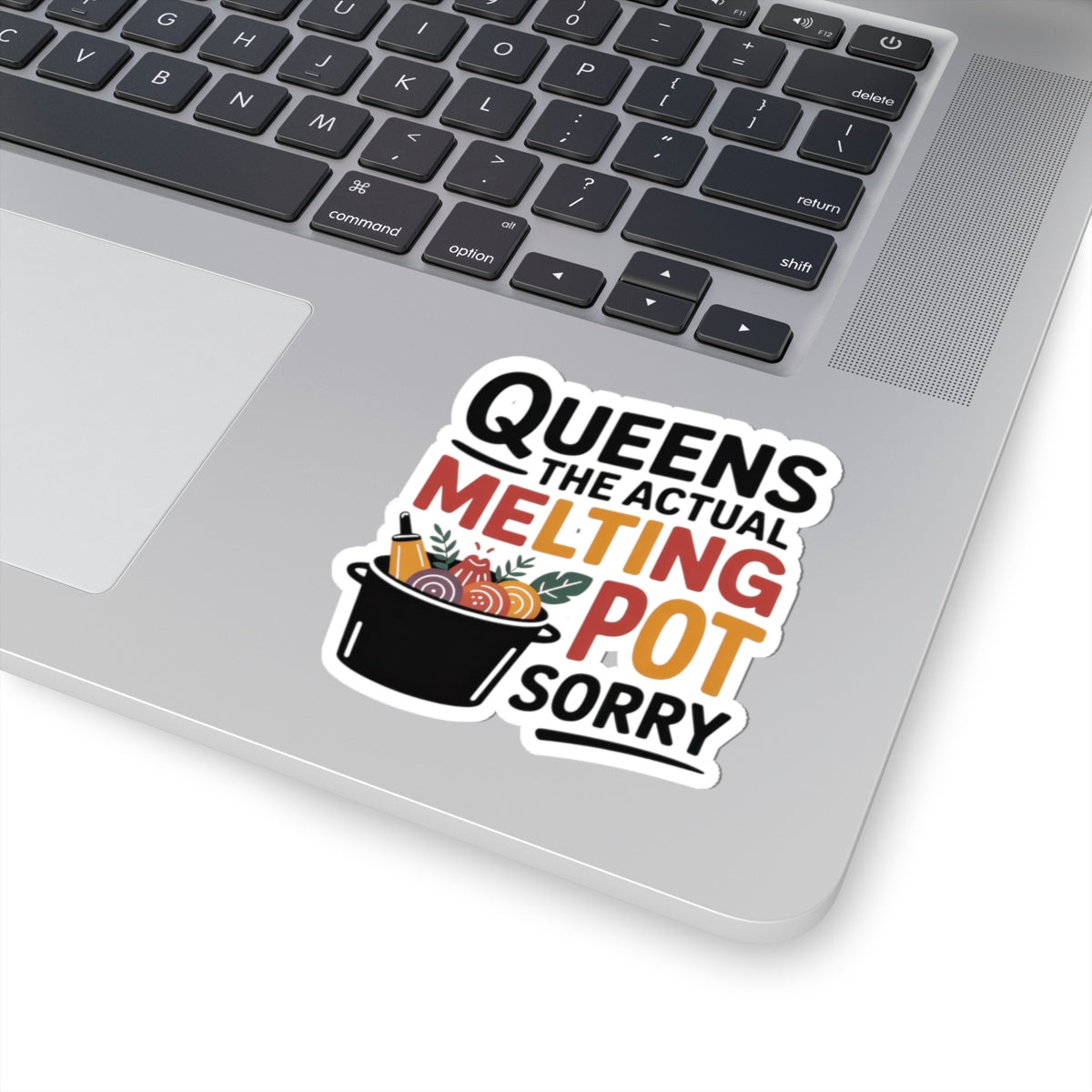 Queens Pride Sticker - True Melting Pot Vinyl Decal for Authentic New Yorkers