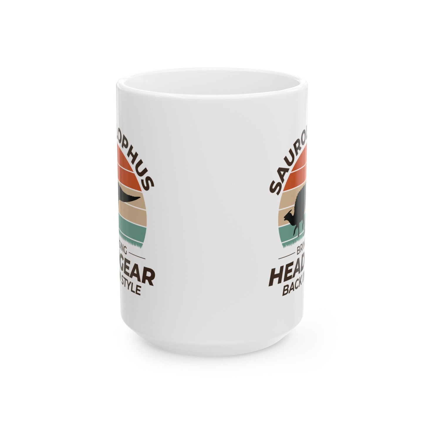 Dinosaur Fossil Mug - Saurolophus, Crested - Dino Collector