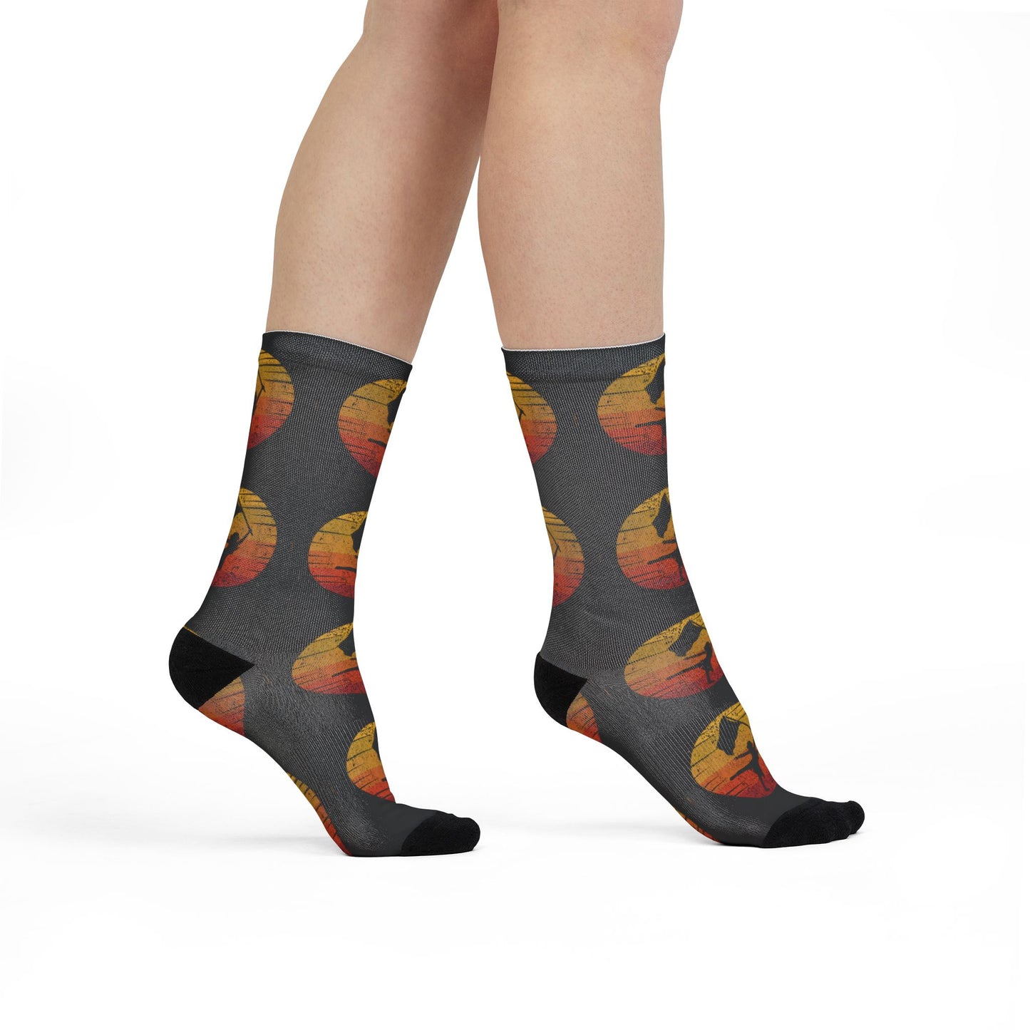 Retro Style Color Guard Socks – Ideal for Marching Bands & Drill Squads