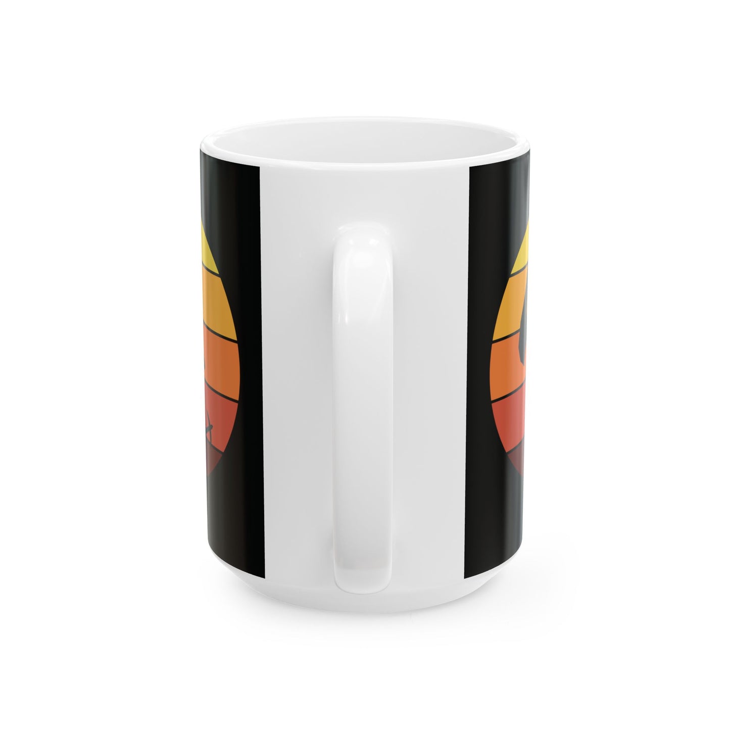 Wing Foiling Sunset Mug - Retro-Inspired Design for Watersports Enthusiasts