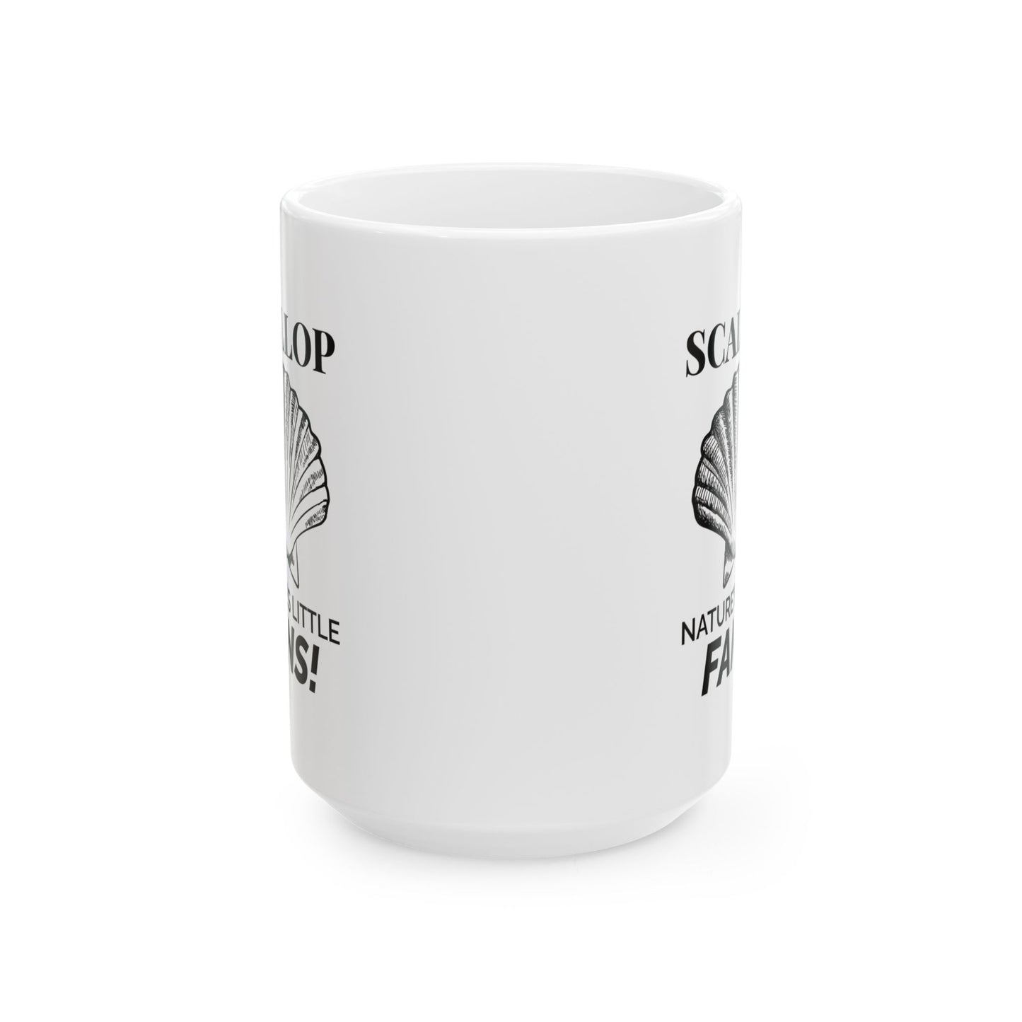 Scallop Shell Mug, Ocean Fan, Beach Lover Gift