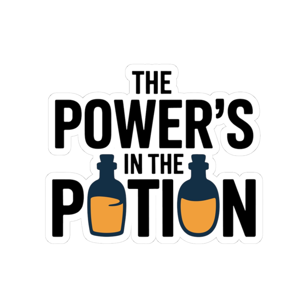 Homeopathy Magic Sticker - Potion Power Vinyl Decal for Homeopaths, Natural Remedy Enthusiasts