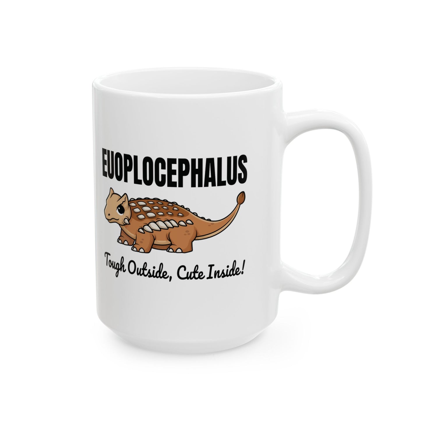 Dinosaur Fossil Mug - Euoplocephalus, Armored - Dino Gift