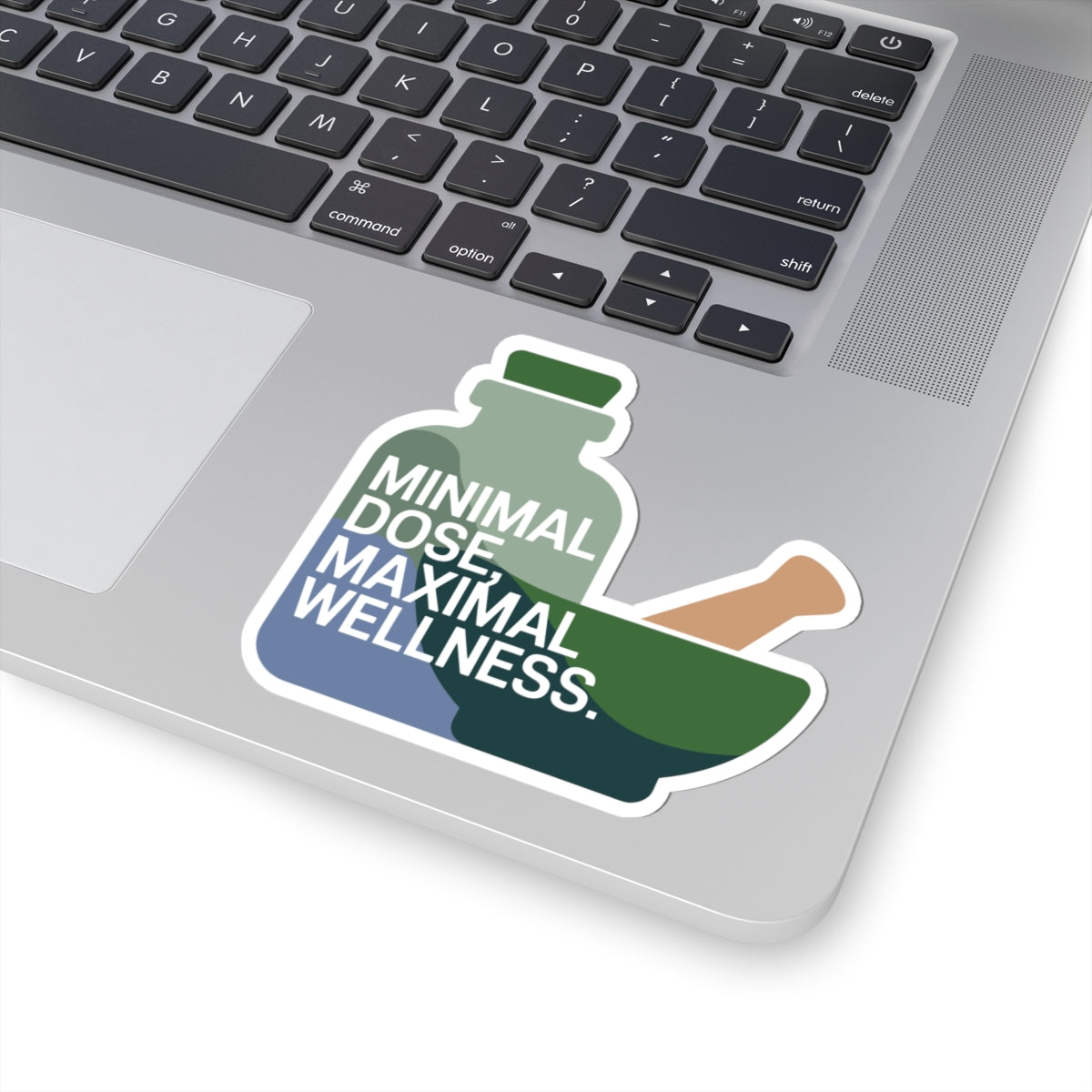 Homeopathy Power Sticker - Tiny Dose Big Results Vinyl Decal for Homeopaths, Natural Medicine Believers