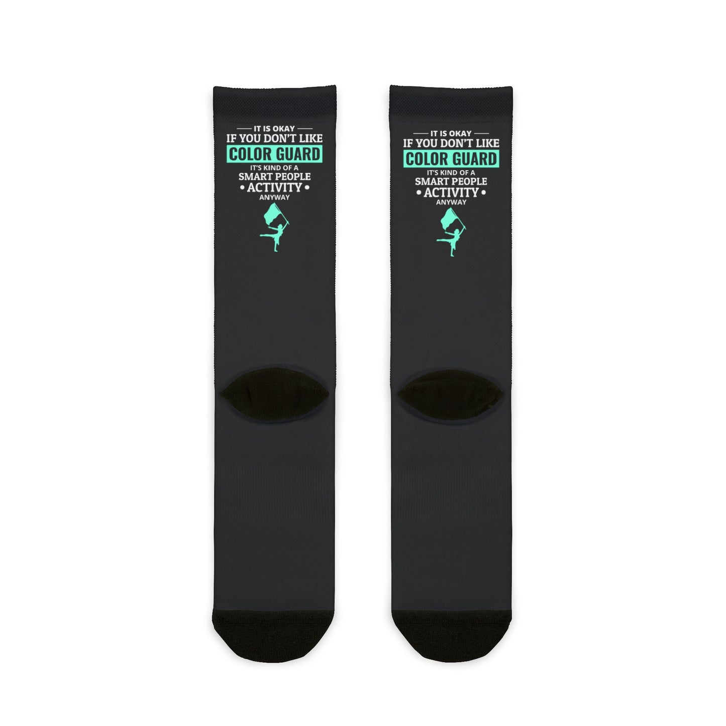 Color Guard Socks – Bold Design for Performers, "Smart People Hobby"